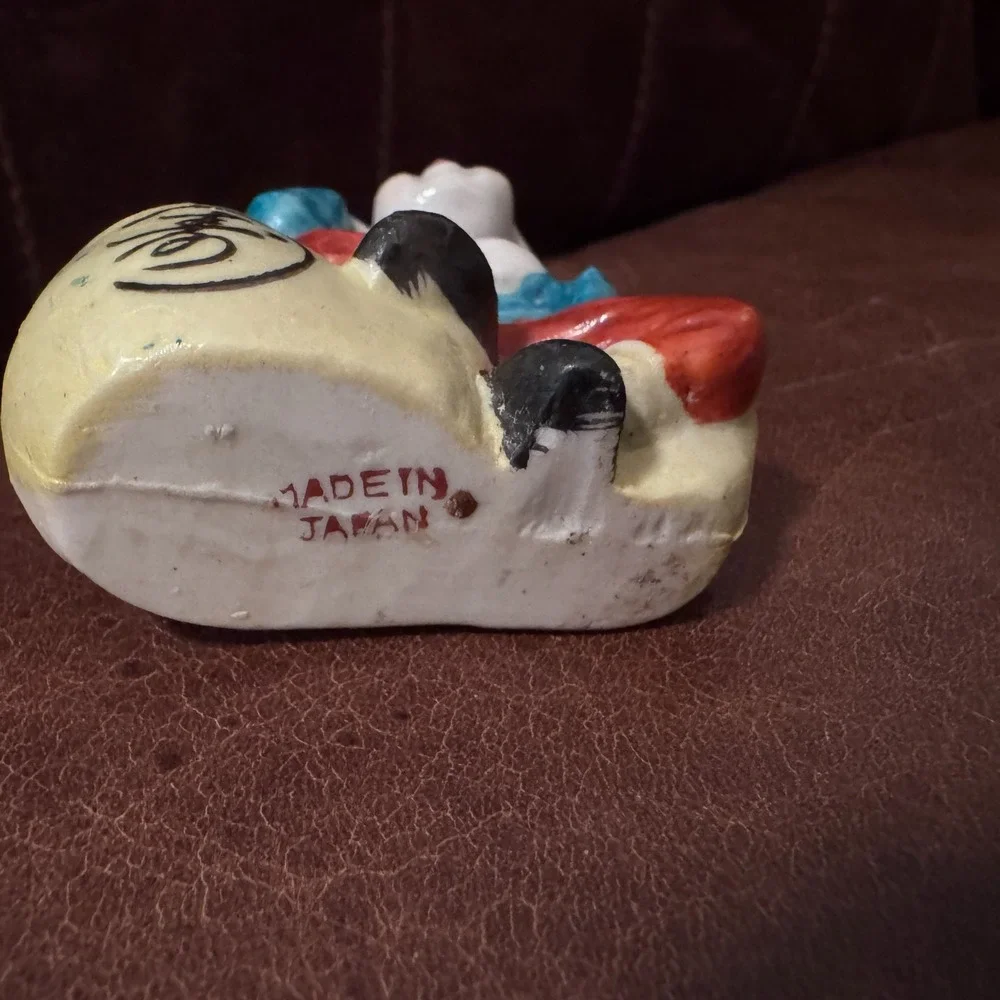 Vintage Oriental Asian‎ Boy Figurine Japan Air Planter Toothpick Holder